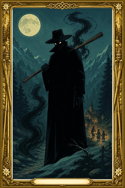 Until the woodcut becomes a painting in a gold frame